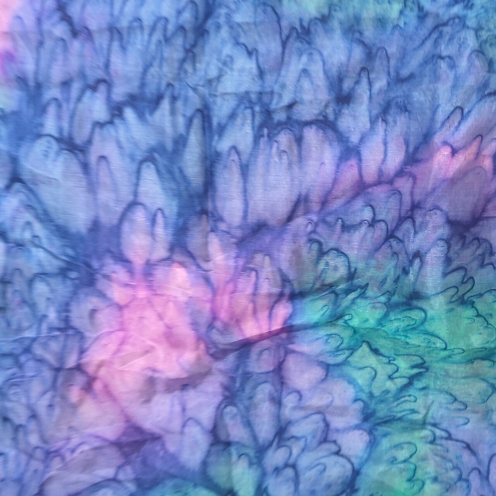 Silk scarf bundle square lightweight colorful - image 3